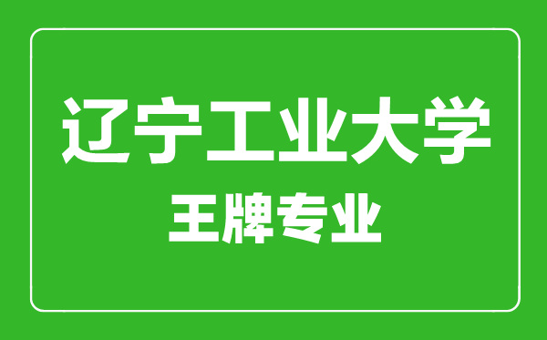 遼寧工業(yè)大學(xué)王牌專業(yè)有哪些,遼寧工業(yè)大學(xué)最好的專業(yè)是什么