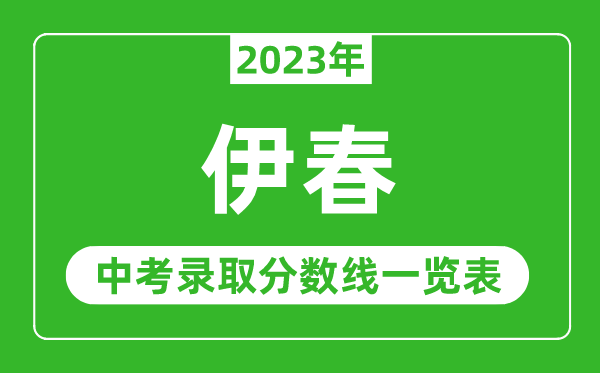 2023年伊春中考錄取分數(shù)線,伊春市各高中錄取分數(shù)線一覽表