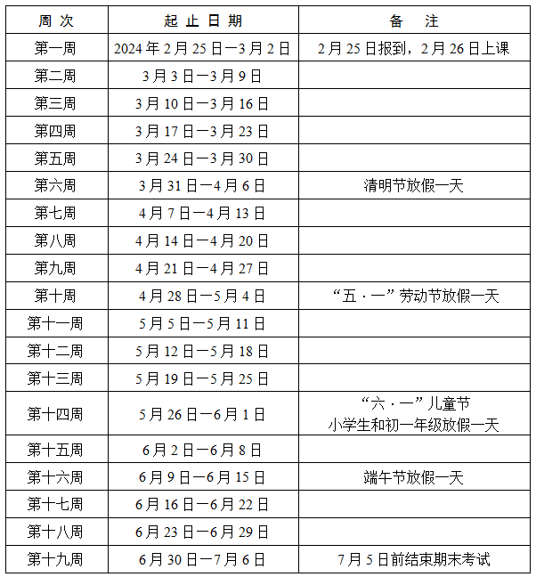 2024年長沙中小學寒假放假時間表,長沙寒假多少天