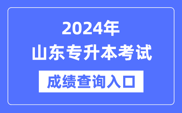2024年山東專升本考試成績(jī)查詢?nèi)肟冢╤ttps://www.sdzk.cn/)