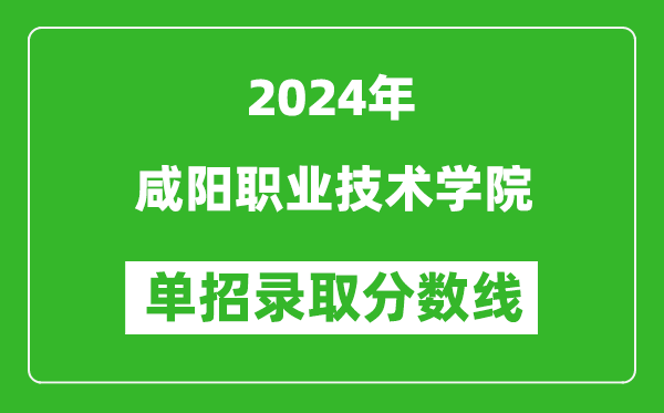 2024年咸陽(yáng)職業(yè)技術(shù)學(xué)院?jiǎn)握袖浫》謹(jǐn)?shù)線(xiàn)