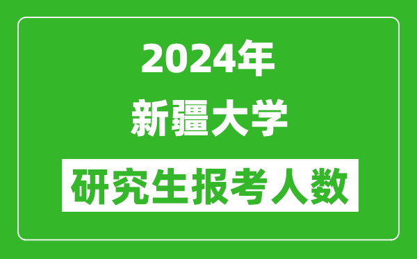 2024年新疆大學研究生報考人數(shù)