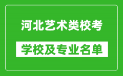 河北藝術(shù)類專業(yè)?？紝W(xué)校及專業(yè)名單