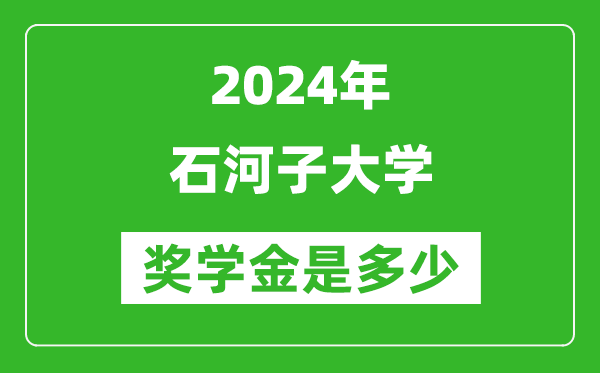 2024年石河子大學獎學金多少錢,覆蓋率是多少？