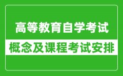 什么是高等教育自學考試_自考課程考試安排