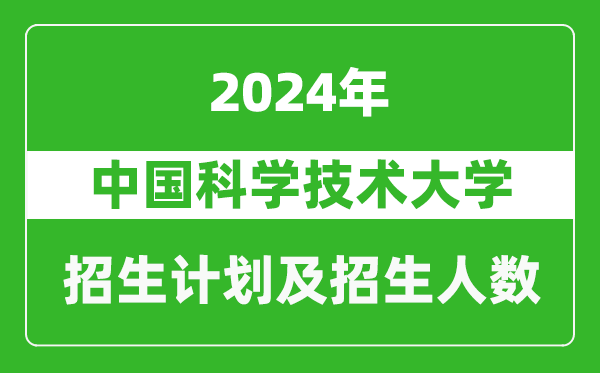 中國(guó)科學(xué)技術(shù)大學(xué)2024年在福建的招生計(jì)劃及招生人數(shù)