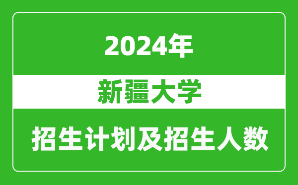 新疆大學(xué)2024年在浙江的招生計(jì)劃及招生人數(shù)