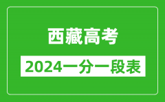 西藏高考分?jǐn)?shù)線(xiàn)2024年一分一段表（文科+理科）