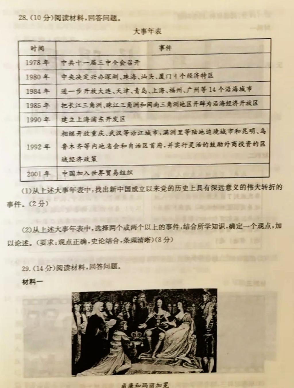 2024年?yáng)|營(yíng)中考?xì)v史試卷真題及答案解析