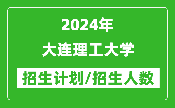 2024年大連理工大學(xué)各省招生計劃及各專業(yè)招生人數(shù)是多少
