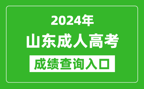 2024年山東成人高考成績(jī)查詢(xún)?nèi)肟诰W(wǎng)址(https://www.sdzk.cn/)