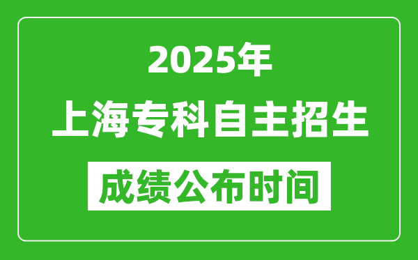 2025年上海?？谱灾髡猩煽児紩r間,什么時候出來？