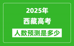 2025年西藏高考人數(shù)是多少_西藏高考人數(shù)預(yù)測(cè)