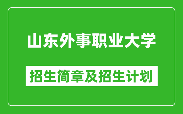 山東外事職業(yè)大學(xué)2025年招生簡(jiǎn)章,各省高考招生計(jì)劃人數(shù)一覽表