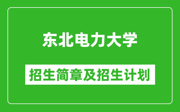東北電力大學2025年招生簡章,各省高考招生計劃人數(shù)一覽表
