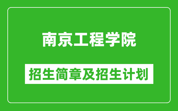 南京工程學(xué)院2025年招生簡(jiǎn)章,各省高考招生計(jì)劃人數(shù)一覽表