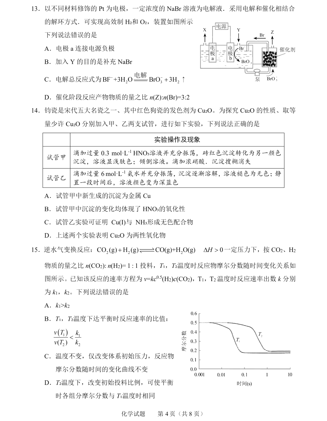 2025年山東高考化學(xué)試卷真題及答案解析(完整版)