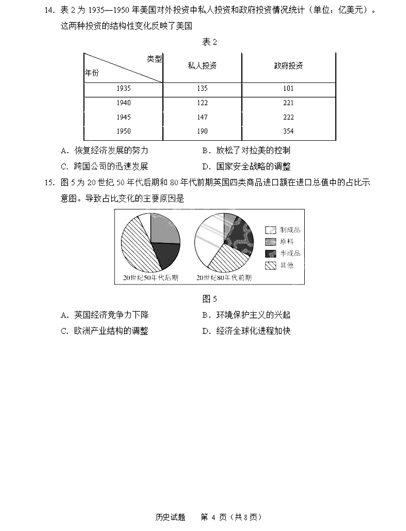2025年山東高考歷史試卷真題及答案解析(完整版)