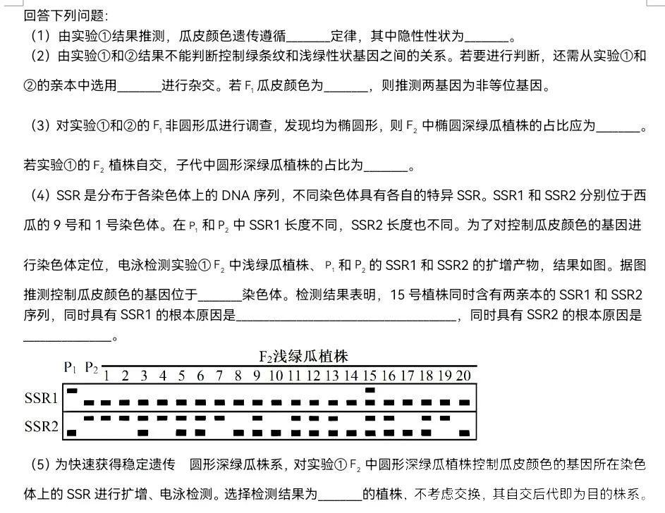 2025年河北高考生物試卷真題及答案解析(完整版)