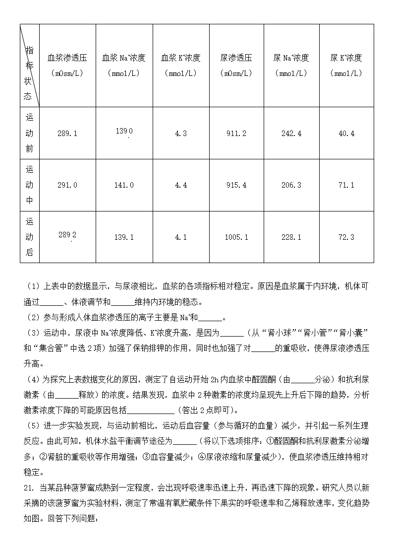 2025年江西高考生物試卷真題及答案解析(完整版)